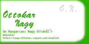 ottokar nagy business card